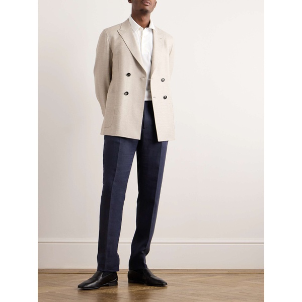  에트로 ETRO Straight-Leg Herringbone Linen Suit Trousers 1647597323046264