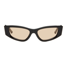 에크하우스 라타 Eckhaus Latta SSENSE Exclusive Black The Tilt Sunglasses 241830M134005