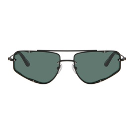 에크하우스 라타 Eckhaus Latta SSENSE Exclusive Black The Speed Sunglasses 241830F005005