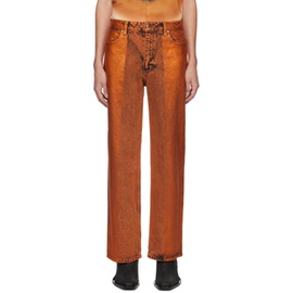 에크하우스 라타 Eckhaus Latta Orange Wide Leg Jeans 241830M186004