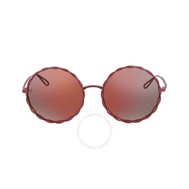 Elie Saab Pink Round Ladies Sunglasses ES 004/S 0LHF 3A 56