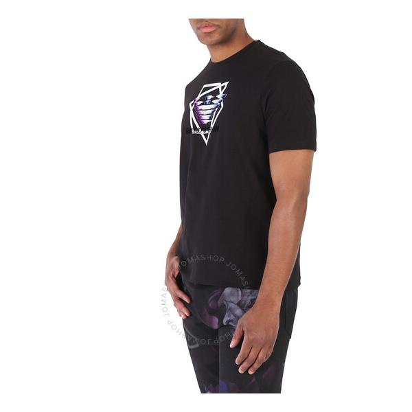  Emporio Armani Mens Flocked Logo Print Light Jersey T-Shirt 6L1T6V-1JQ4Z-F057