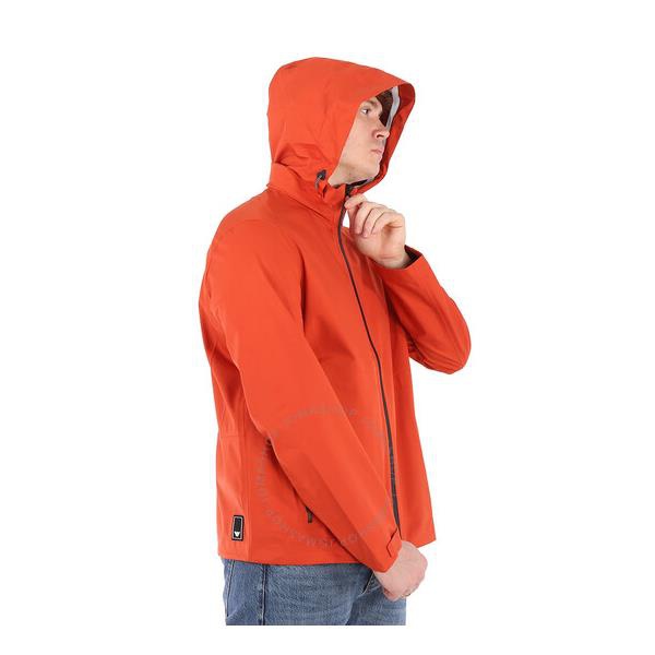  Emporio Armani Orange Water-repellent Travel Windbreaker Jacket 3L1BH0-1NTMZ-0348