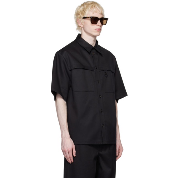 Emporio Armani Black Double Shirt 231951M180009