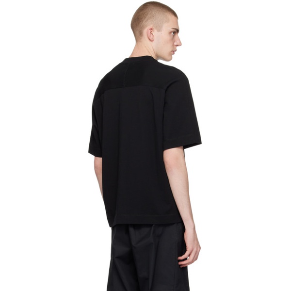  Emporio Armani Black Embossed T-Shirt 241951M213013