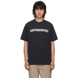 엔지니어드가먼츠 Engineered Garments Navy Ravenswood T-Shirt 241175M213002
