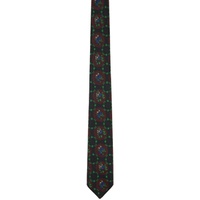 엔지니어드가먼츠 Engineered Garments Black Floral Jacquard Neck Tie 241175M158001