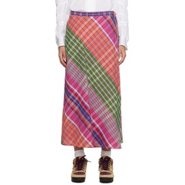 엔지니어드가먼츠 Engineered Garments Multicolor Wrap Midi Skirt 231175F092004