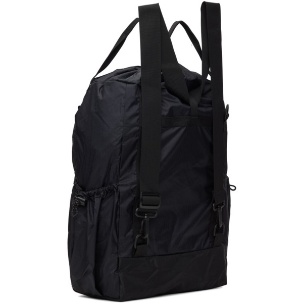  엔지니어드가먼츠 Engineered Garments Black Ripstop Backpack 232175M166001