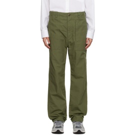엔지니어드가먼츠 Engineered Garments Khaki Fatigue Trousers 231175F087010