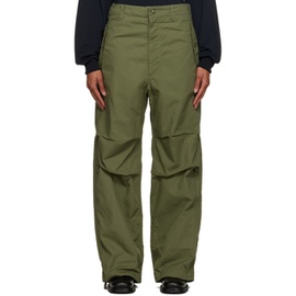 엔지니어드가먼츠 Engineered Garments Green Over Trousers 231175F087015
