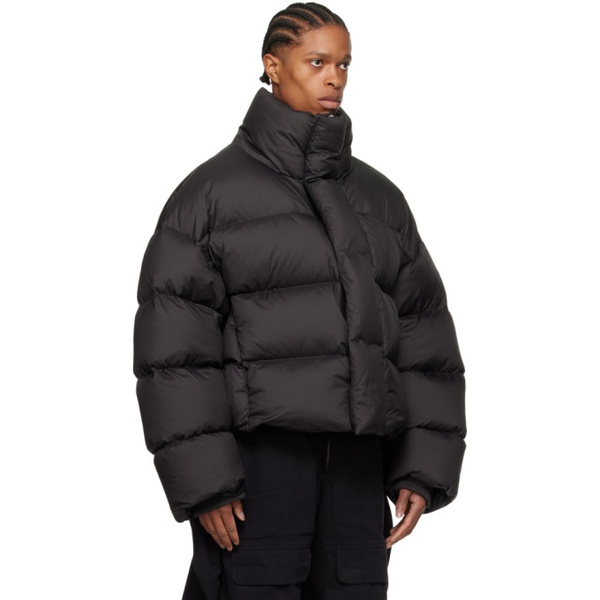  Entire Studios Black Quilted Down Jacket 241940M178004