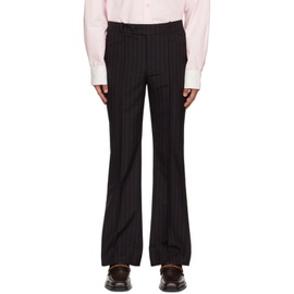 어니스트 더블유 베이커 Ernest W. Baker Black Stripe Trousers 222600M191067