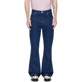 어니스트 더블유 베이커 Ernest W. Baker Blue Flared Jeans 231600M186019