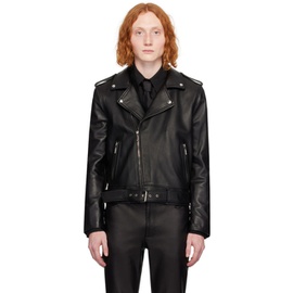 어니스트 더블유 베이커 Ernest W. Baker SSENSE Exclusive Black Leather Jacket 241600M181000