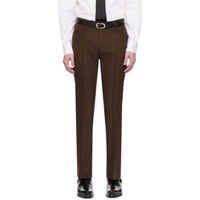 어니스트 더블유 베이커 Ernest W. Baker Brown Flared Trousers 241600M191012