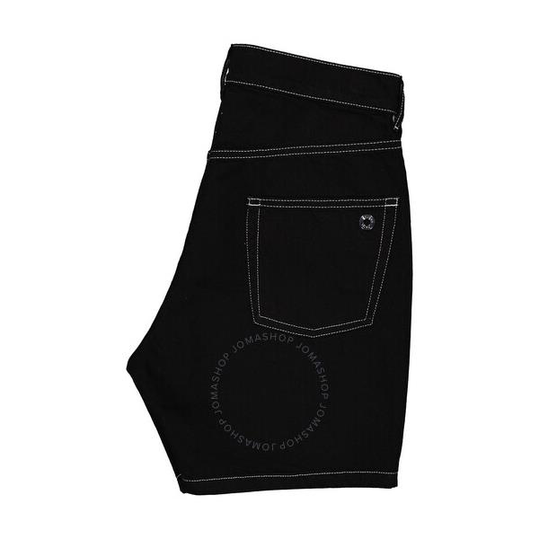  Etudes Mens Black Corner Denim Shorts E20M-606-01