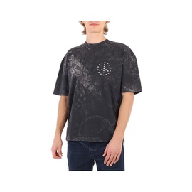 Etudes Bleached Black Spirit Peace Europa Organic Cotton T-Shirt H22MM132OC09AT-BLEACHED Black