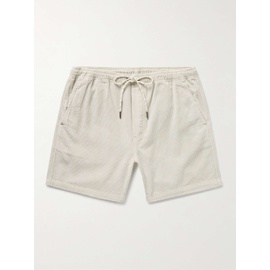 FAHERTY Straight-Leg Organic Cotton-Blend Corduroy Drawstring Shorts 1647597307641749