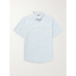 FAHERTY Breeze Button-Down Collar Printed Hemp-Blend Shirt 1647597307641767