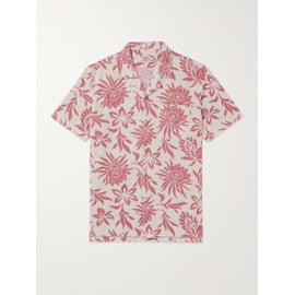 FAHERTY Cabana Camp-Collar Floral-Jacquard Cotton-Blend Terry Shirt 1647597307641771