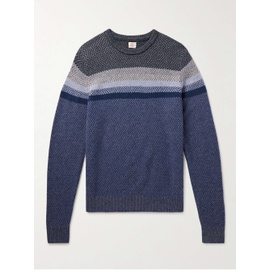 FAHERTY Jacquard-Knit Wool Sweater 1647597323952209