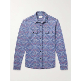 FAHERTY + Doug Good Feather Legend Sweater Stretch Recycled-Flannel Jacquard Shirt 1647597323933944