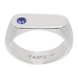 FARIS SSENSE Exclusive Silver Blanco Ring 232069M147003