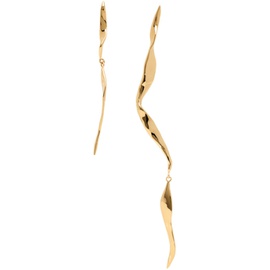 FARIS Gold Blade Drops Earrings 241069F022016