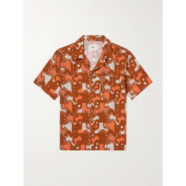 FOLK Camp-Collar Printed Ramie Shirt 1647597331620753
