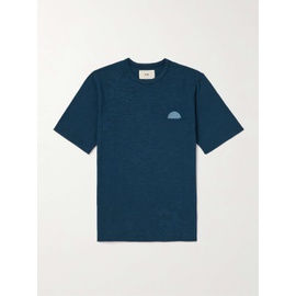 FOLK Embroidered Slub Cotton-Jersey T-Shirt 1647597331620662
