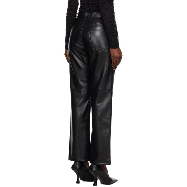  FRAME Black Le Jane Leather Pants 232455F087006