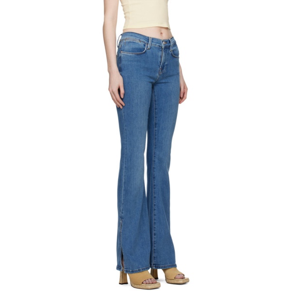  FRAME Blue Le High Flare Jeans 232455F069037
