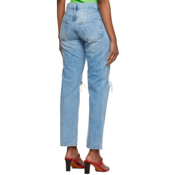 FRAME Blue Le Slouch Jeans 231455F069098