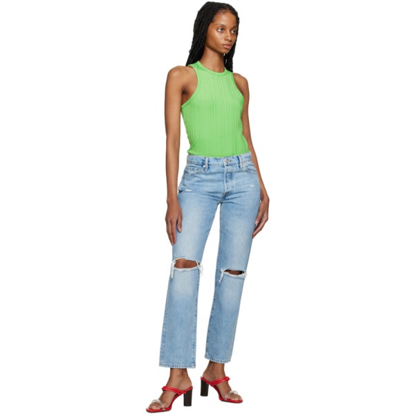  FRAME Blue Le Slouch Jeans 231455F069098