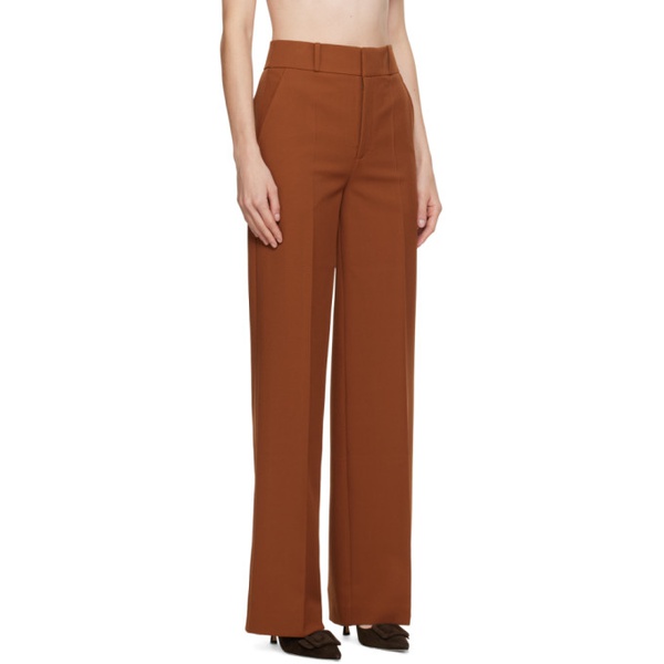  FRAME Brown The Relaxed Trousers 241455F087000