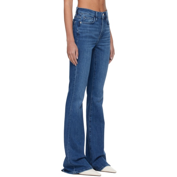  FRAME Blue Le High Flare Jeans 241455F069045