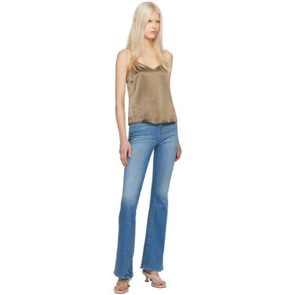  FRAME Blue Le High Flare Jeans 241455F069037