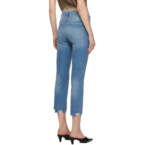  FRAME Blue Le High Straight Jeans 241455F069040