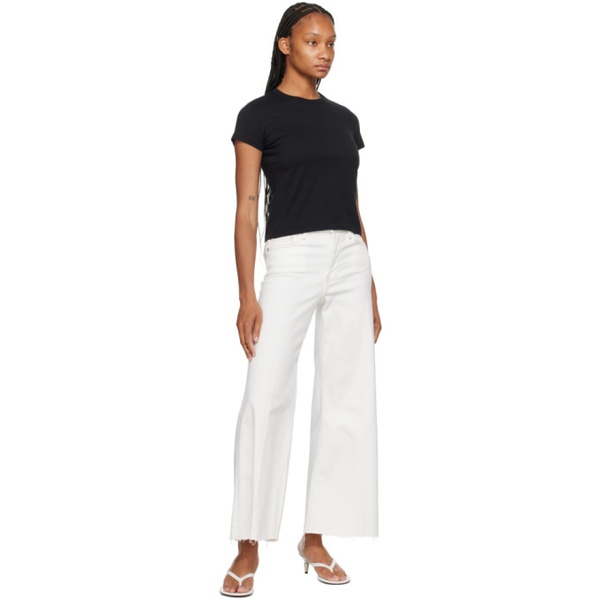  FRAME White Le Palazzo Crop Jeans 241455F087004