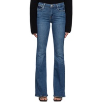 FRAME Blue Le High Flare Jeans 241455F069033