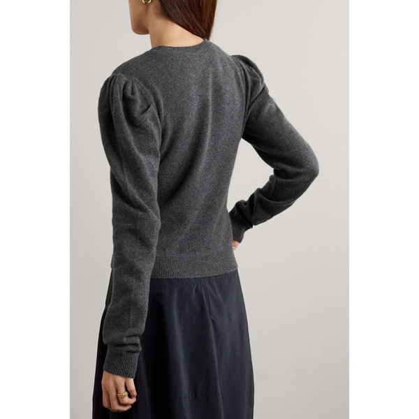  FRAME Gathered cashmere and wool-blend sweater 790767717