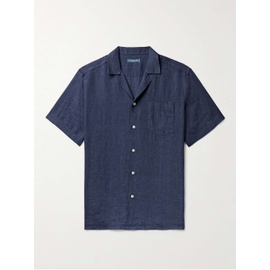 FRESCOBOL CARIOCA Angelo Camp-Collar Linen Shirt 1647597281902394