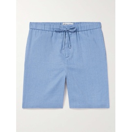 FRESCOBOL CARIOCA Felipe Straight-Leg Linen and Cotton-Blend Drawstring Shorts 1647597318770948