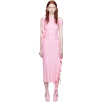 FanciClub Pink The Assassin Midi Dress 241730F055000