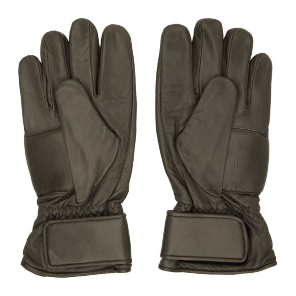  피어오브갓 Fear of God Brown Leather Driver Gloves 241782M135000