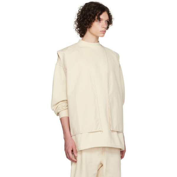  피어오브갓 Fear of God 에센셜 ESSENTIALS 오프화이트 Off-White Cotton Vest 222161M185000