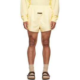 피어오브갓 Fear of God 에센셜 ESSENTIALS Yellow Nylon Shorts 222161M193019