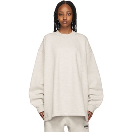 피어오브갓 Fear of God 에센셜 ESSENTIALS 오프화이트 Off-White Relaxed Sweatshirt 221161F098027
