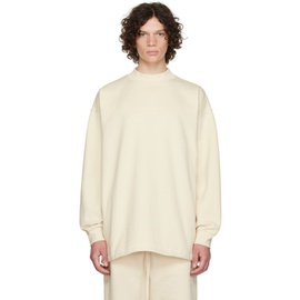 피어오브갓 Fear of God 에센셜 ESSENTIALS 오프화이트 Off-White Relaxed Sweatshirt 222161M204010